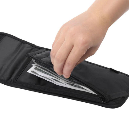 RFID-Blocking Wallet Travel Security Passport Card Holder Anti-Theft Pouch