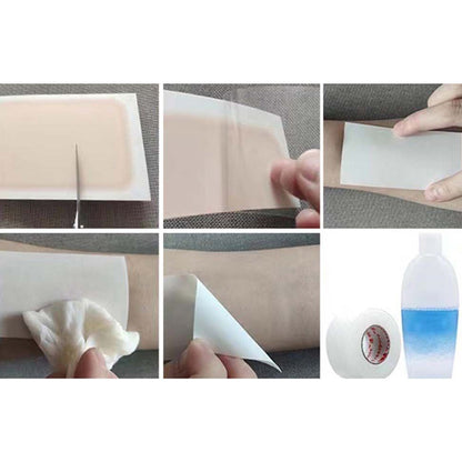 6Pcs Tattoo Scar Acne Cover Birthmark Cover Up Sticker Water Resistant Invisible Hide Tape