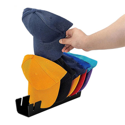 Baseball Caps Storage Stand Acrylic Freestanding Hat Rack Display Stand Holder Black
