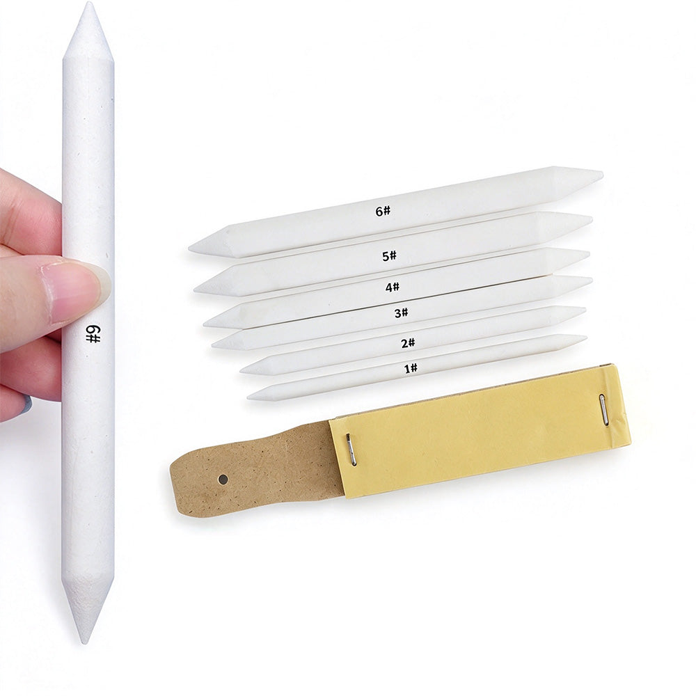 13 Piece Paper Blending Stumps and Sandpaper Sketching Art Tool Set