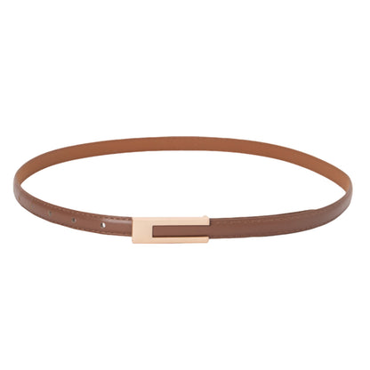 Vintage Womens PU Leather Casual Belt for 72 to 94cm Waist - Brown