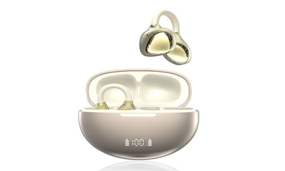 Bluetooth Open Ear Clip-On Earbuds - Khaki