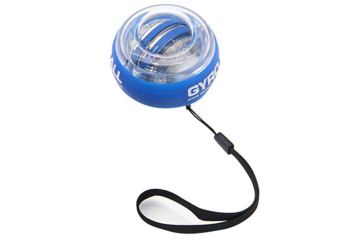 6 Color LED Gyroscope Wrist Exercise Ball Strength Trainer Muscle Training-Blue