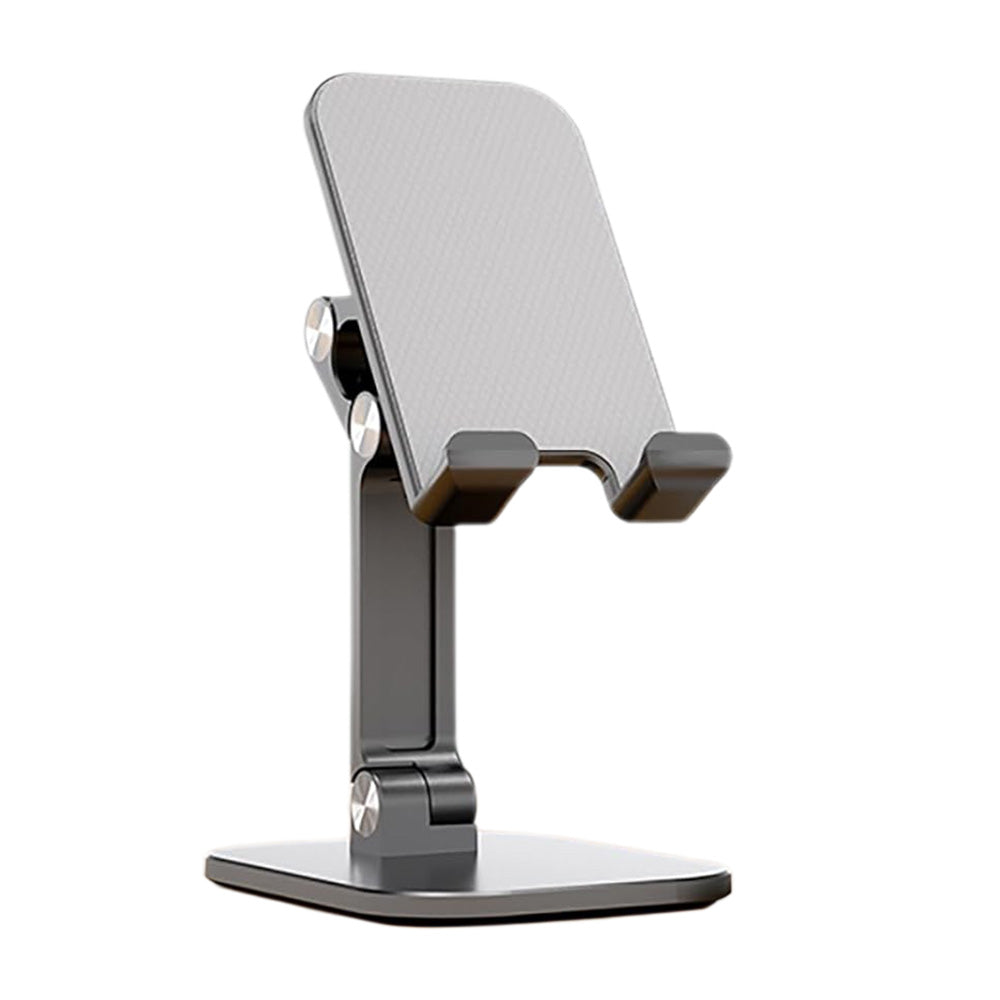 Adjustable Phone Stand Holder Foldable Tablet Desktop Stand Portable Wide Compatibility Black