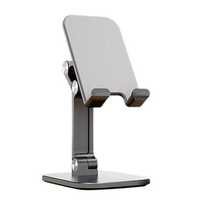 Adjustable Phone Stand Holder Foldable Tablet Desktop Stand Portable Wide Compatibility Black