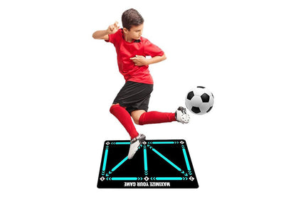 2 in 1 Kids Soccer Pop Up Goal Net Targets Soccer Goal Net Training Football Goal-Soccer Goal+ training mat + training belt