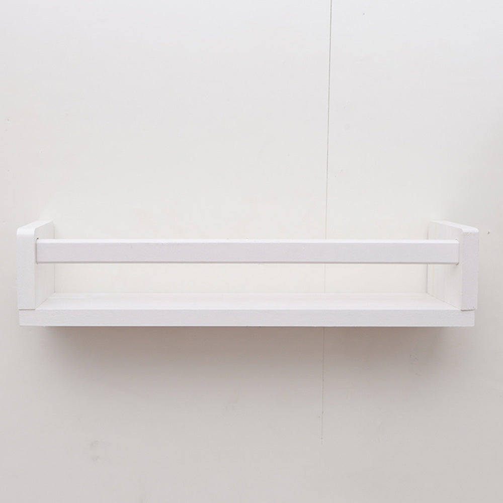 3 Pack Floating Wall Mounted Book Display Shelves - White