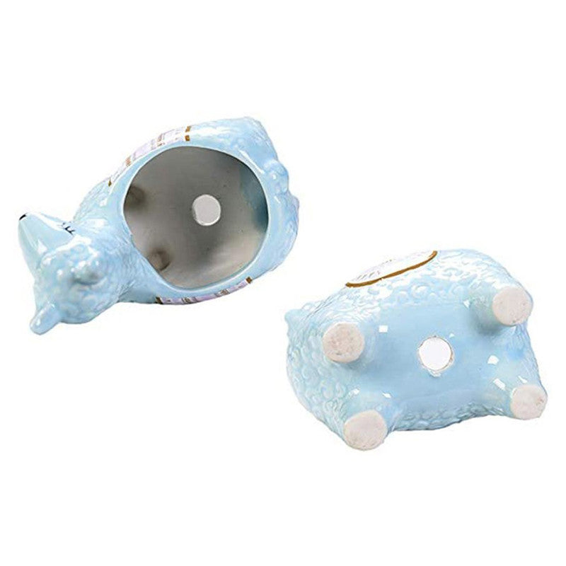 2 X Alpaca Ceramic Flower Pots Garden Home Decor