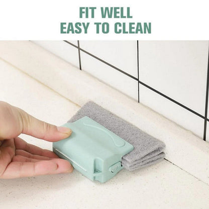Home Handheld Window Groove Cleaning Tool Window Slot Dust Remover Door Gap Cleaner Kitchen Sink Cleaning Brush Random Picked