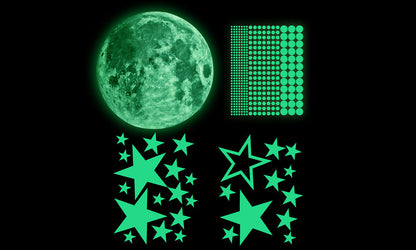435pcs Glow in dark Wall Stickers