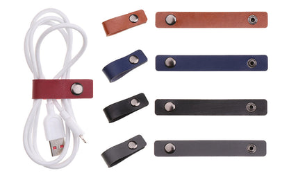 PU Micro Fiber Leather Cable Organizer