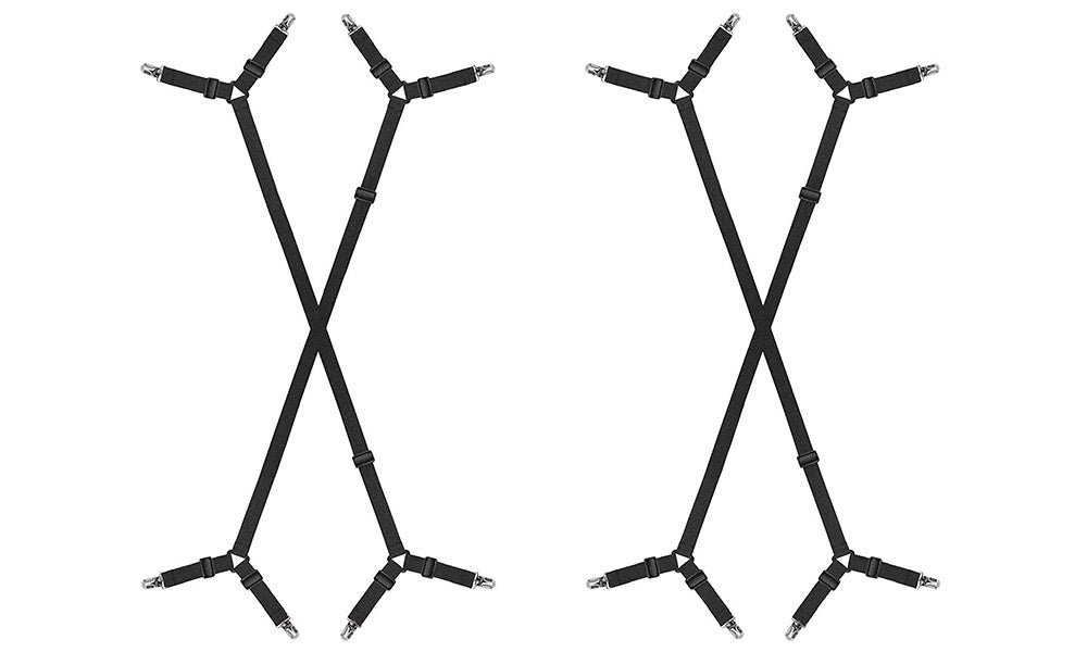 Adjustable Crisscross Bed Sheets Holder
