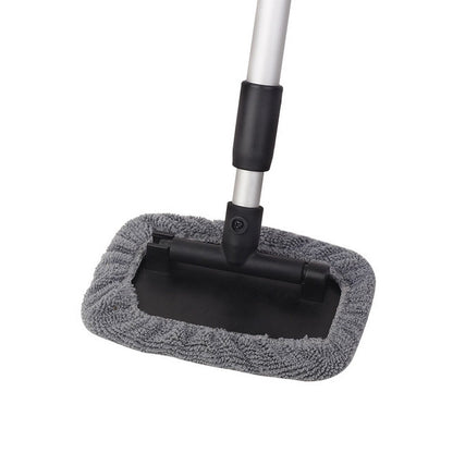 Car Windshield Glass Cleaning Tools Car Window Wiper Cleaning Cloth with Extendable Handle