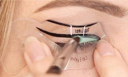 20Pcs Eyeliner Stencil Set