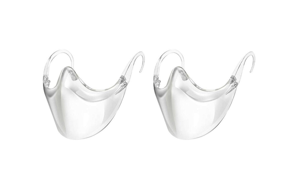 2pcs Transparent Face Shield