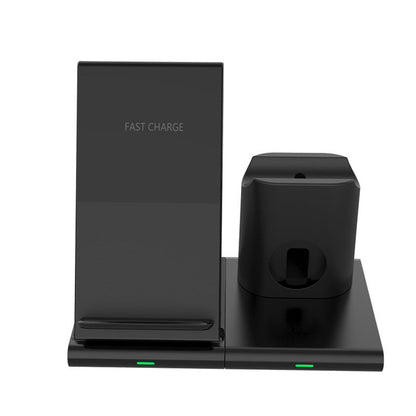 3 in 1 Qi Wireless Charger with Magnetic Stand for iPhone Apple Watch AirPods