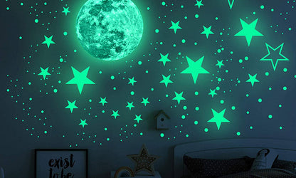 435pcs Glow in dark Wall Stickers
