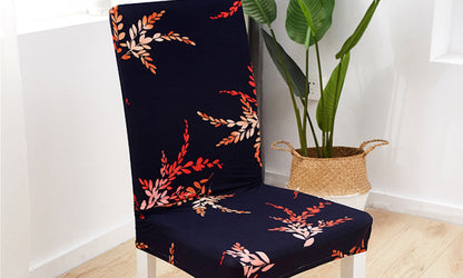 8pcs Stretch Floral Printed Chair Covers