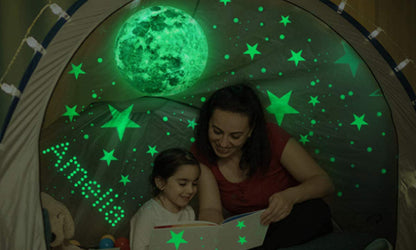 435pcs Glow in dark Wall Stickers