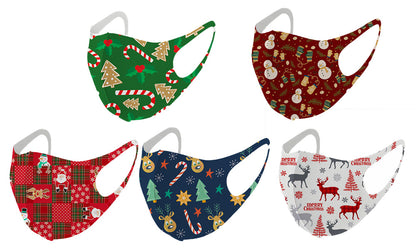 Christmas Themed Washable Face Masks