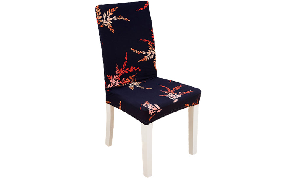 8pcs Stretch Floral Printed Chair Covers