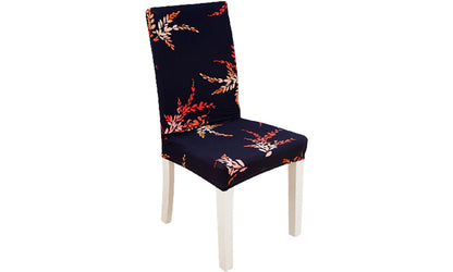 8pcs Stretch Floral Printed Chair Covers