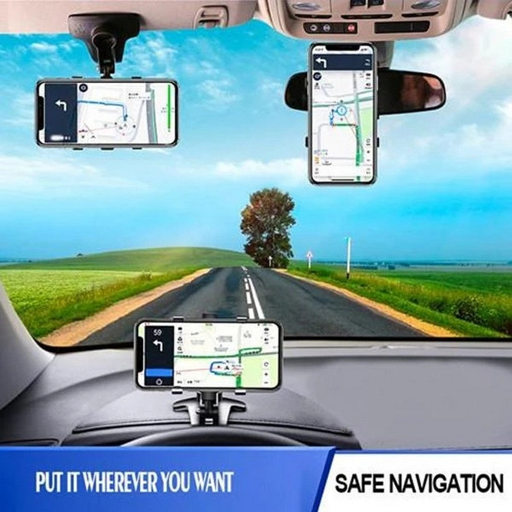 360 Degree Rotation Universal Car Dashboard Phone Holder
