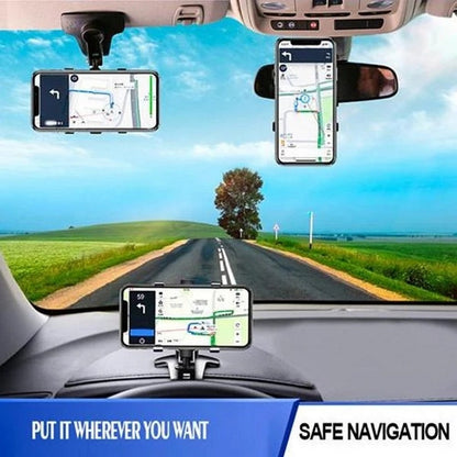 360 Degree Rotation Universal Car Dashboard Phone Holder