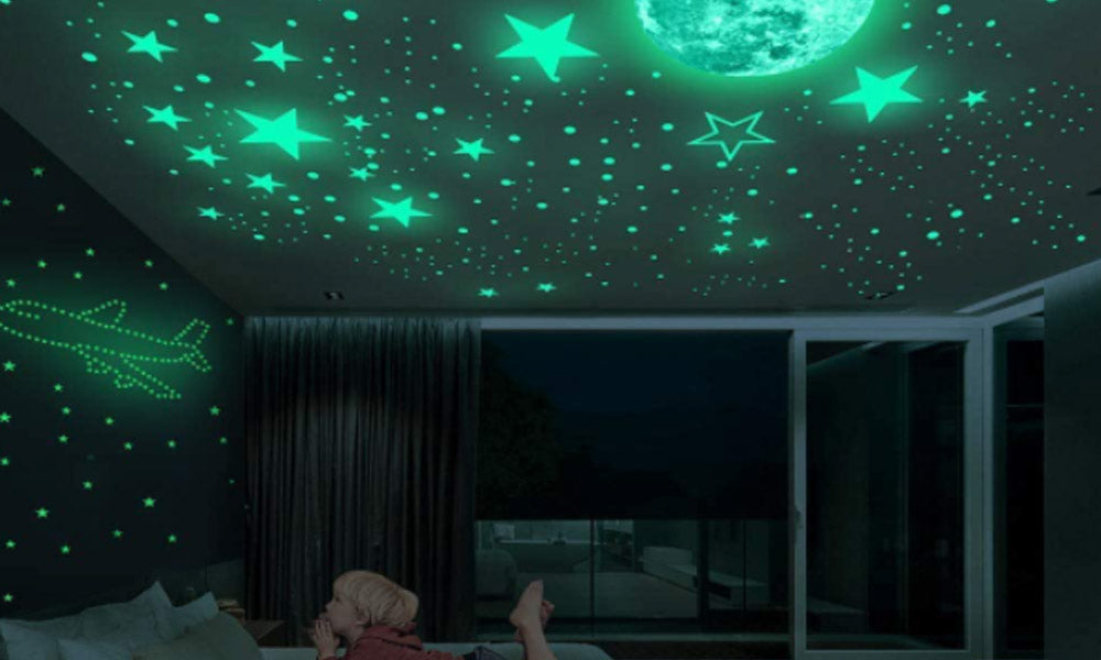 435pcs Glow in dark Wall Stickers