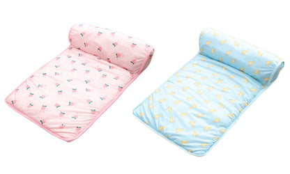 2pcs Pet Cooling Bed Bule and Pink Color