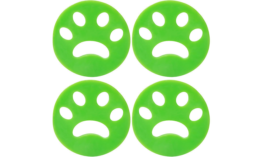 4Pcs Reusable Pet Hair Remover Dog Hair Cat Fur Laundry Removal Cleaning Tool