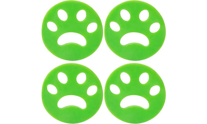 4Pcs Reusable Pet Hair Remover Dog Hair Cat Fur Laundry Removal Cleaning Tool