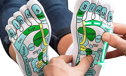 Acupressure Reflexology Socks with Acupressure Point Pen
