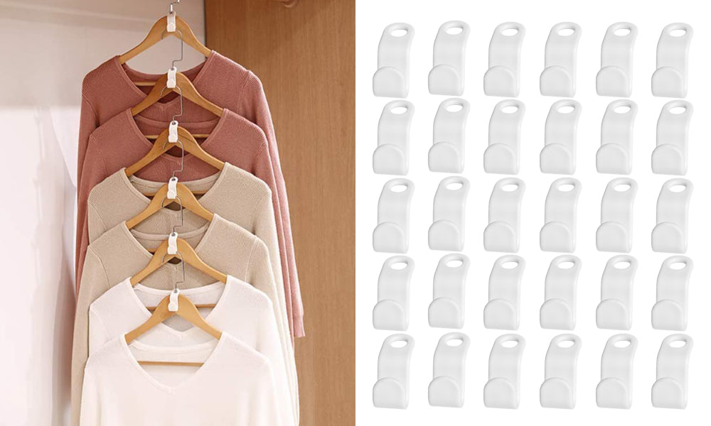 30-Pieces Clothes Hanger Connector Hooks
