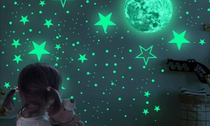 435pcs Glow in dark Wall Stickers