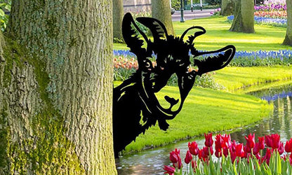 Metal Animal Garden Pendant