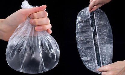 100pcs Clear Plastic Food Bowl Seal