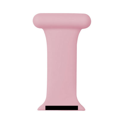 Silicone Replacement Watch Band Pin On Brooch Watch Band for Apple Watch 42mm 44mm Pink and Blue