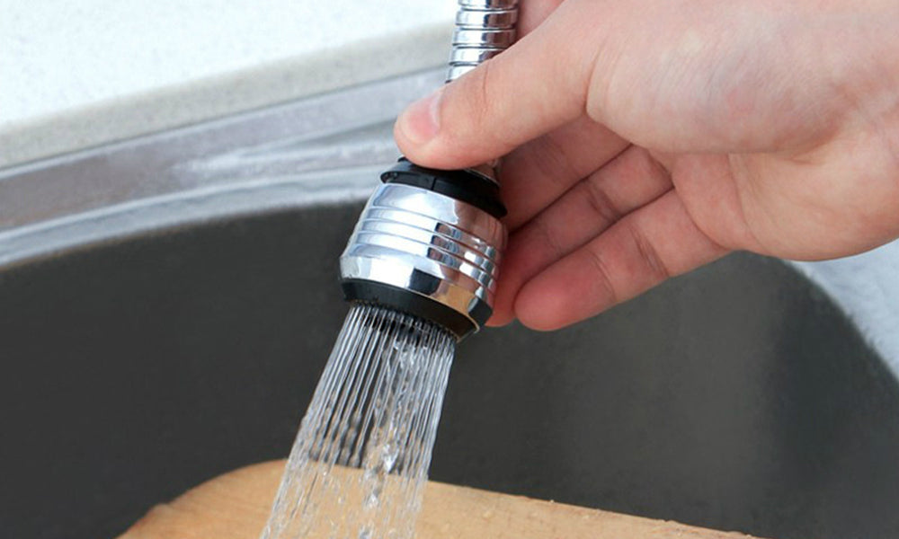 2 Modes Kitchen Sink 360 Flexible Extension Hose Faucet Sprayer Attachment Water Saving Long Nozzle