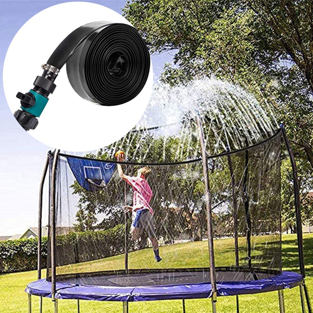 15m Summer Trampoline Sprinkler Garden Spray Hose Water Sprinkler