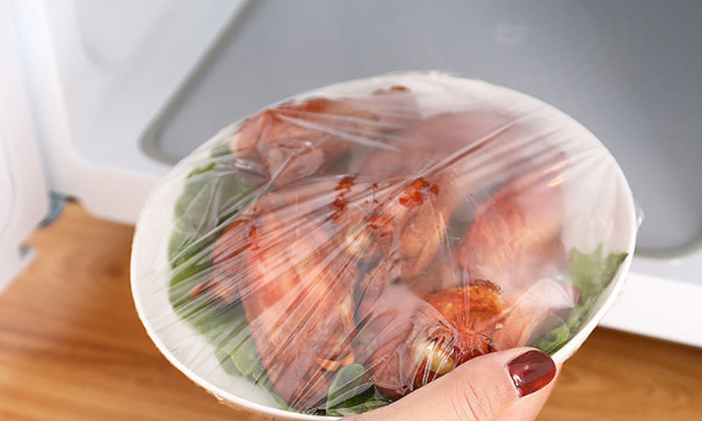 100pcs Clear Plastic Food Bowl Seal