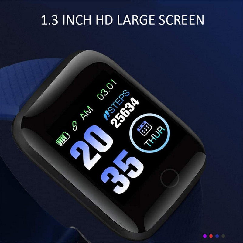 116plus 12 In 1 Waterproof Smart Watch Sports Fitness Tracker with Heart Rate Monitor for Men and Women