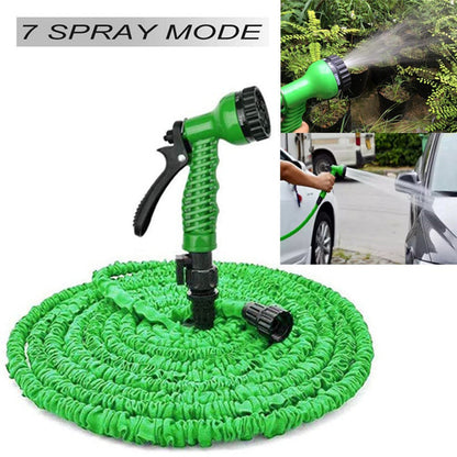 Flexible Expanding Water Hose Pipe with Spray Nozzle for Home Garden Washing Car Outdoor Lawn Pet Shower