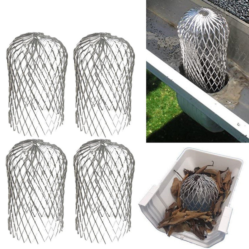Gutter Guard 3 Inch Expand Alloy Filter Strainer Leaves Blocker