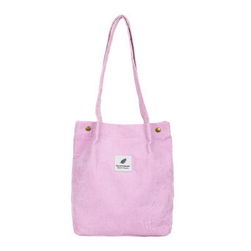 Corduroy Large Capacity Shoulder Bags