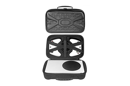 Travel Hard Carrying Case Compatible with Xbox Series S Game Console Travel Storage Bag for Wireless Controllers and Accessories