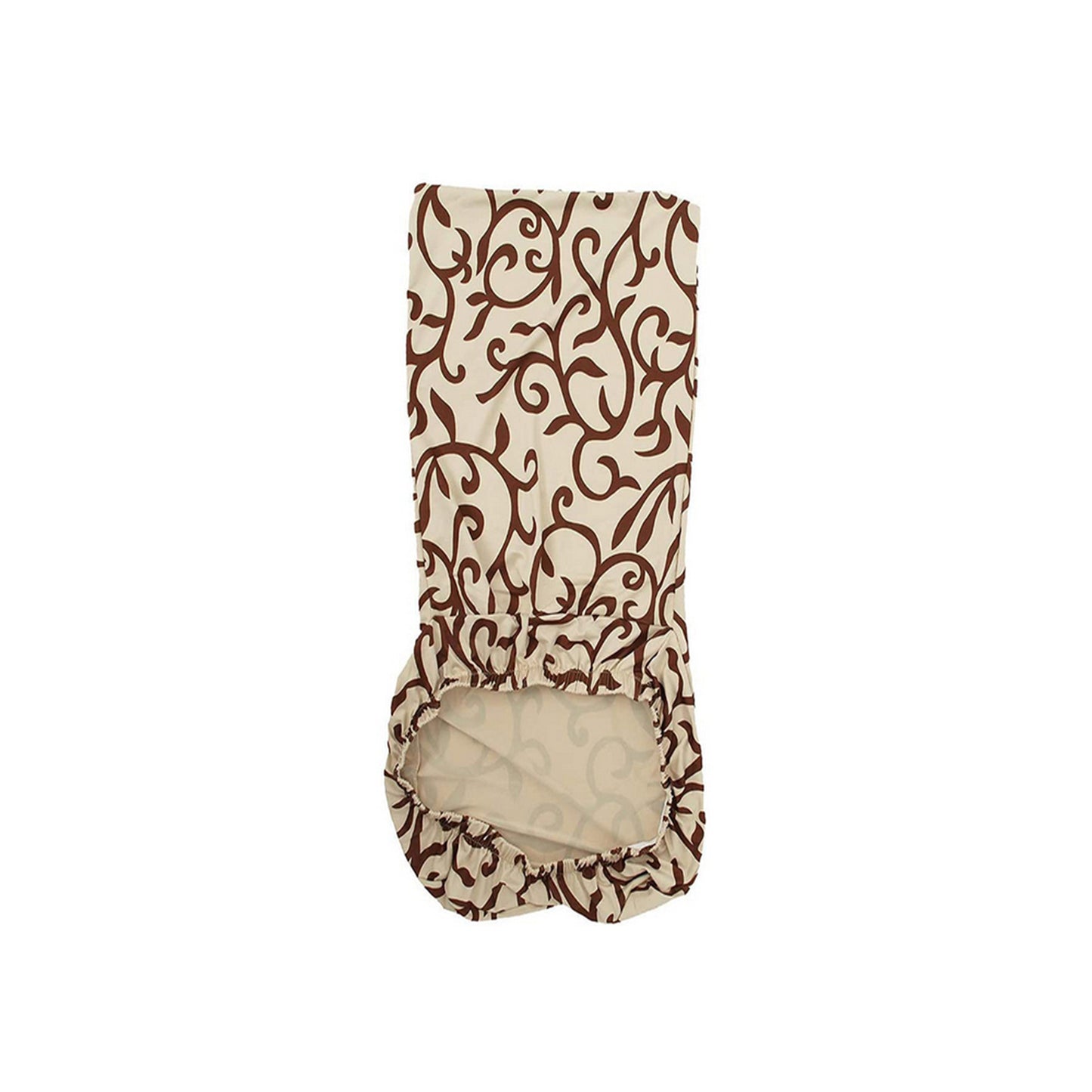 4Pcs Stretch Dining Chair Cover -Brown