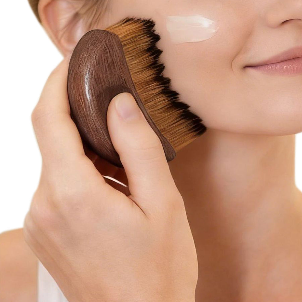 Facial Massage Brush Gua Sha Tool for Face Sculpting