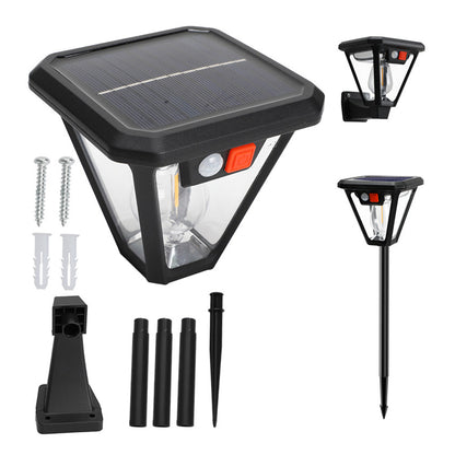 Solar Spot Lights Wall Motion Sensor Lights Path Lamp For Garden