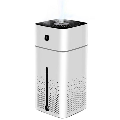 1L Ultrasonic Air Humidifier Cool Mist with 7 Color LED Light for Bedroom Office Desktop Home-White